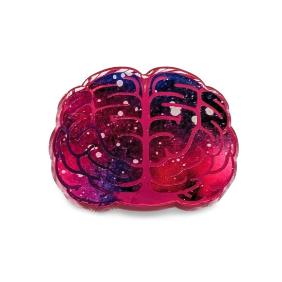 Brain Badge Reel | Handmade ID Holder Nurse Teacher Student Therapist Gift NWT - Picture 4 of 5